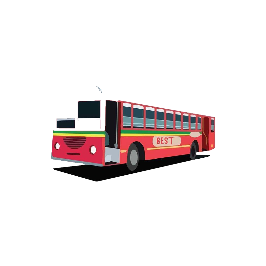 Mumbai Local Bus Sticker